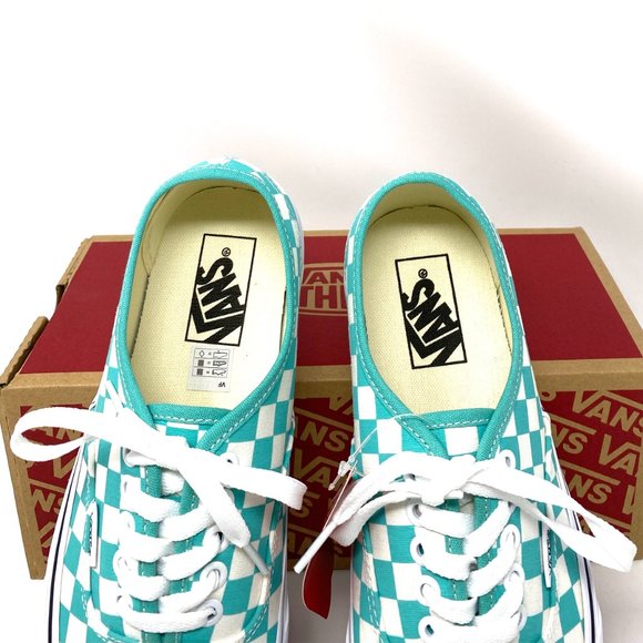 🌿Sale🌿 Vans Checkerboard Green White Canvas Low Sneaker Men's Size VN0A348A3YF - Picture 4 of 11